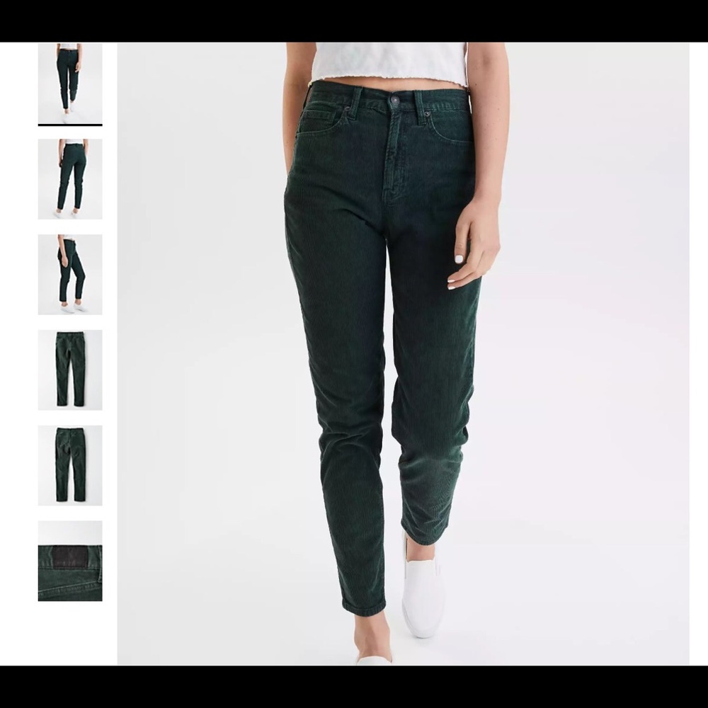 Corduroy mom jeans american eagle